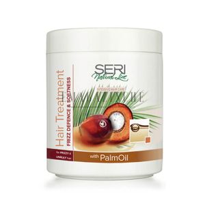 Seri Cosmetics Крем-маска за нормална до суха коса с палмово масло 1000 мл. Natural line Hair Treatment Instant revival & softness intensive care for normal to dry hair whit palm oil