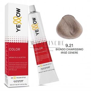 Професионална боя за коса пепеляви / перлени тонове с алое вера и пшеничен зародиш 100 мл.Yellow Hair Coloring Cream Pearl, Intense ASH/CR