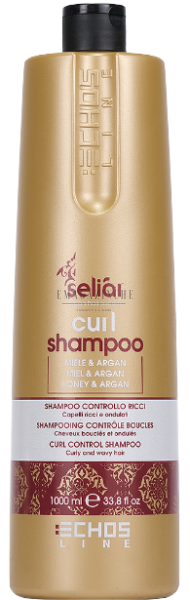 Echos Line Шампоан за къдрави коси с мед и арган 350/1000 мл. Seliàr Curl shampoo