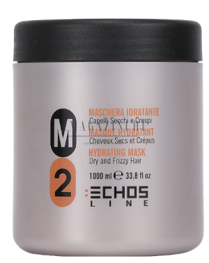Echos Line Хидратираща маска за суха и чуплива коса 500/1000 мл. 2 Hydrating Care M2 Hydrating Mask